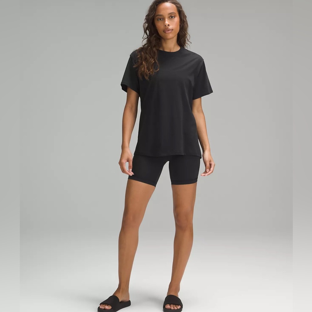 Like New Lululemon All Yours T-Shirt Black Size 6 - Picture 3 of 6